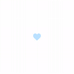 An animated loading icon of a heart