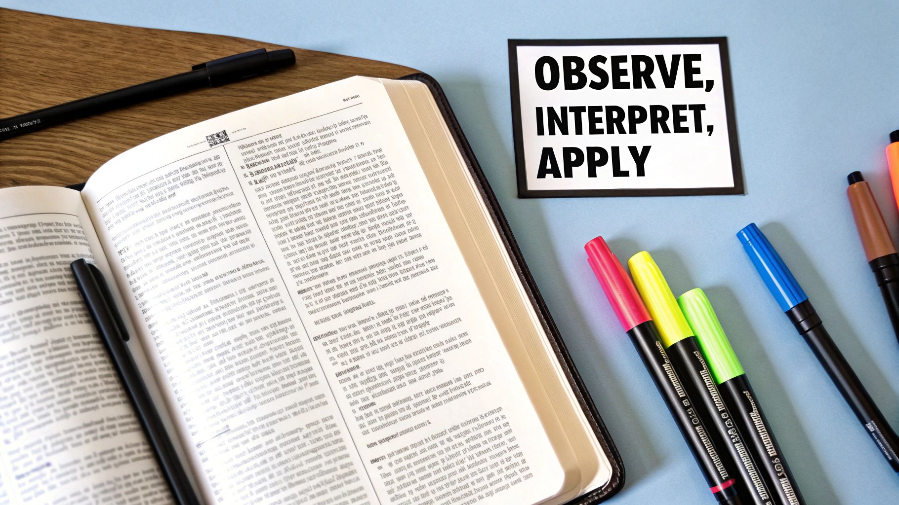 Observation, Interpretation, Application Method (OIA)