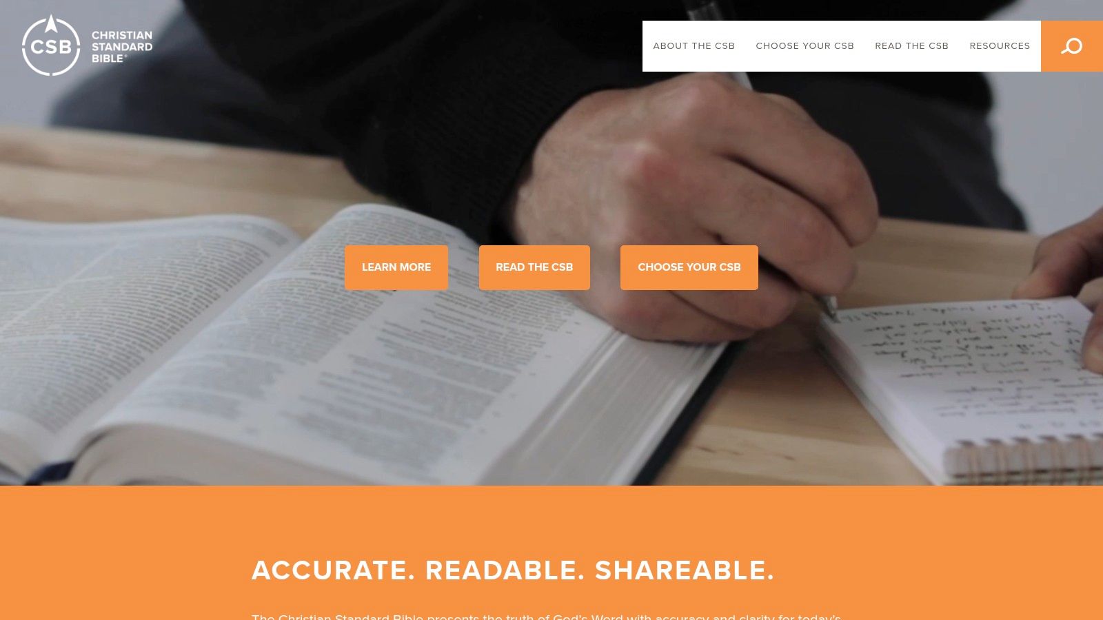 Christian Standard Bible (CSB)