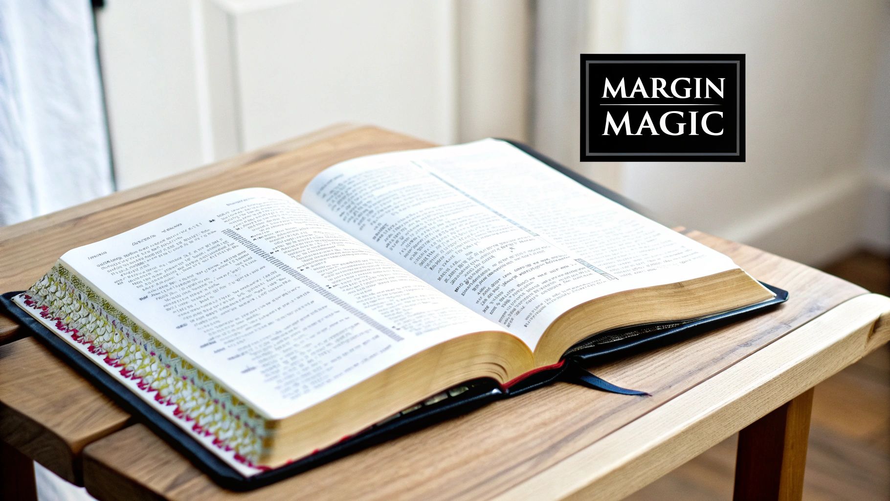 Bible Margin Lettering